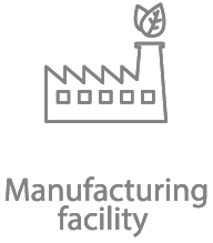 Manufacturing facility produktion facilitetter grafik