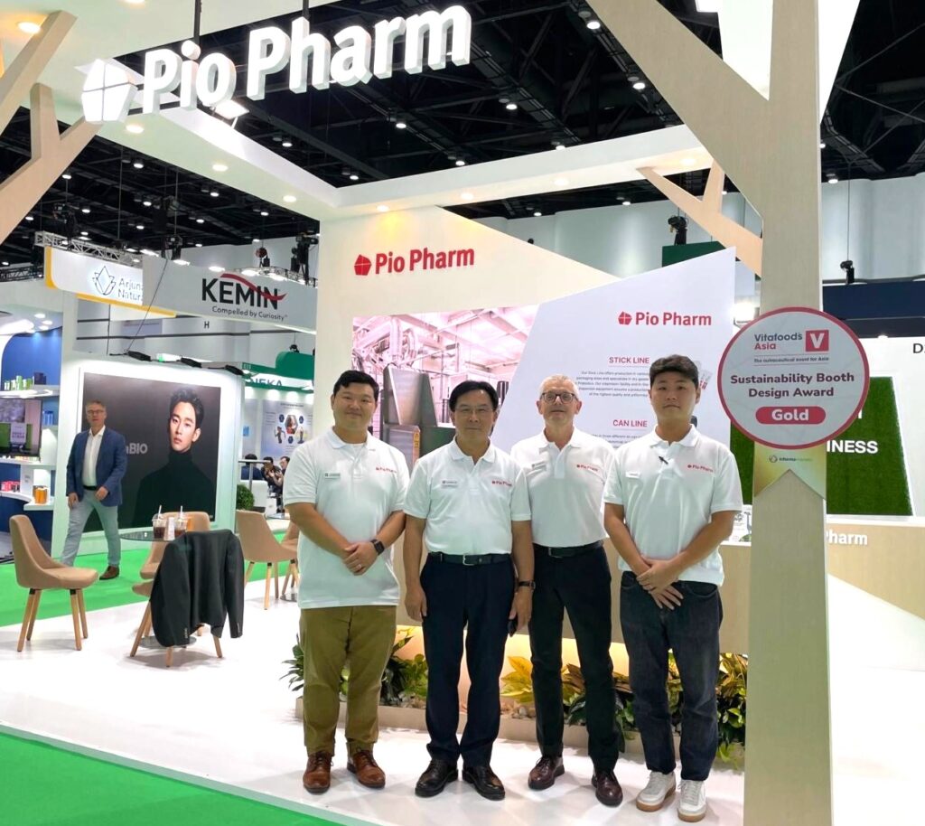 Pio Pharm stand og ansatte hos Vitafoods Asia